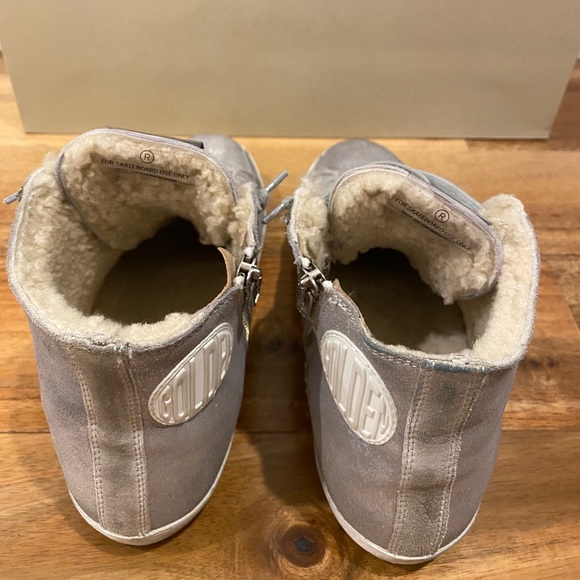 Golden Goose Silver High-Top Sneakers - Picture 8 of 10